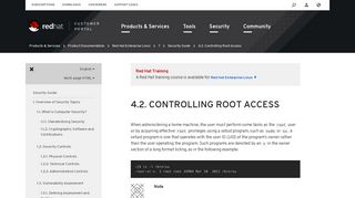 
                            8. 4.2. Controlling Root Access - Red Hat Customer Portal