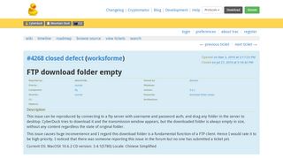 
                            12. #4268 (FTP download folder empty) – Cyberduck
