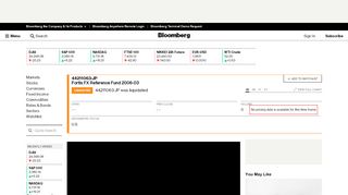 
                            10. 44211063 Quote - Fortis FX Reference Fund 2006-03 - Bloomberg ...