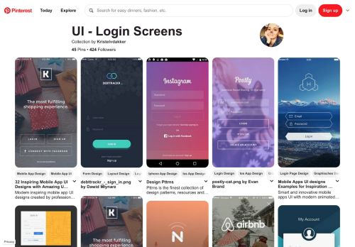 
                            6. 45 Best UI - Login Screens images | Design web, UI Design, App login
