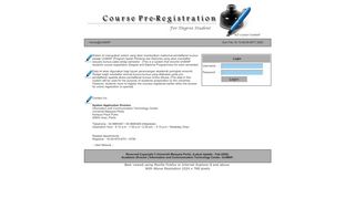 
                            3. 45:: Course Pre Reg Deg v1.0 :: - UniMAP