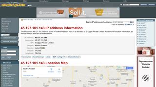 
                            4. 45.127.101.143 IP Address Location | SG IP network tools - SpeedGuide