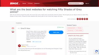 
                            3. 46 Best Websites For Watching Fifty Shades Of Grey Online 2019