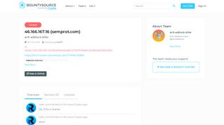 
                            11. 46.166.167.16 (semprot.com) - Bountysource