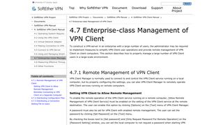 
                            7. 4.7 Enterprise-class Management of VPN Client - SoftEther VPN Project