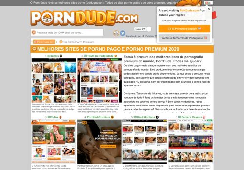 
                            6. 47+ Top Sites Porno Premium e Pago (Brasileiro) - Porn Dude