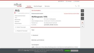 
                            11. § 48 WaffG: RDB Rechtsdatenbank