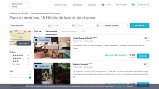 
                            12. 49 Hôtels de charme Paris et environs - Hotels de Luxe | Splendia