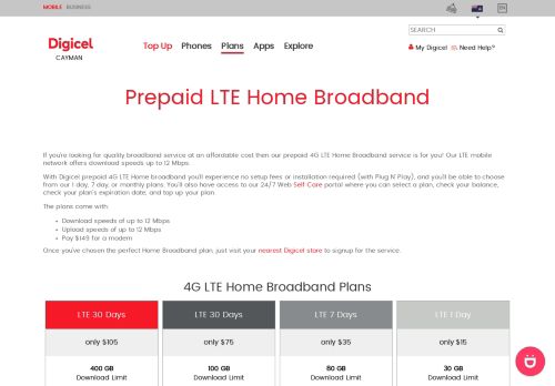 
                            9. 4G LTE Home Broadband | Digicel Cayman
