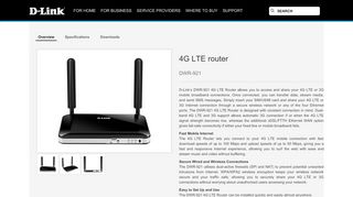 
                            13. 4G LTE router DWR-921 - D-Link