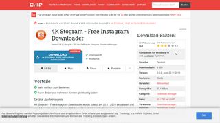 
                            9. 4K Stogram - Free Instagram Downloader - Download - CHIP