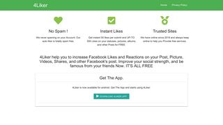 
                            2. 4Liker - Ultimate Facebook Photo Auto Liker & Auto Like for Status ...