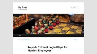 
                            9. 4mypdr Extranet Login Steps for Marriott Employees | My Blog