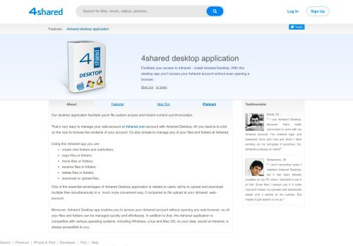 
                            2. 4shared desktop application - 4shared.com