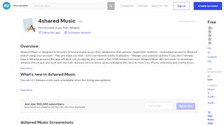 
                            6. 4shared Music 1.0.1 free download for Mac | MacUpdate