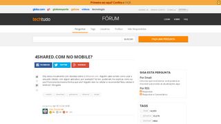 
                            5. 4Shared.com no mobile? - Techtudo-Forum