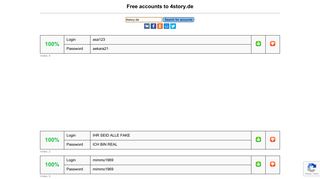 
                            13. 4story.de - free accounts, logins and passwords