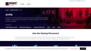 
                            2. 4YFN Startup Event at #MWC19 - MWC Barcelona 2019