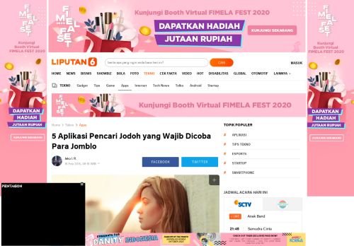 
                            12. 5 Aplikasi Pencari Jodoh yang Wajib Dicoba Para Jomblo - Tekno ...