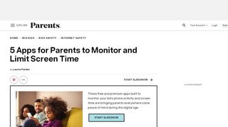 
                            9. 5 Apps for Parents to Monitor and Limit Screen Time | Parents