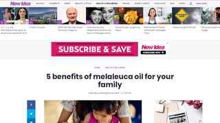 
                            10. 5 benefits of melaleuca oil | New Idea Magazine