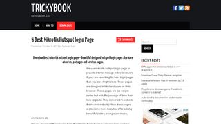 
                            9. 5 Best Mikrotik Hotspot login Page - TrickyBook