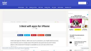 
                            5. 5 Best wifi apps for iPhone