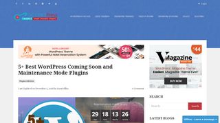
                            4. 5+ Best WordPress Coming Soon and Maintenance Mode Plugins ...