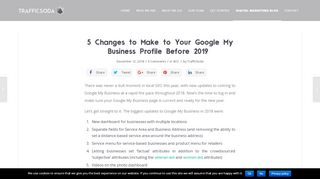 
                            10. 5 Changes to Make to Your Google My Business Profile Before 2019 ...