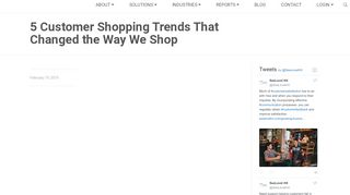 
                            13. 5 Customer Shopping Trends That Changed The Way We Shop