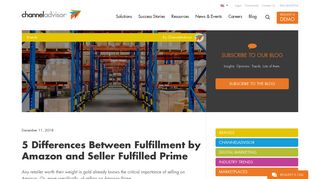 
                            13. 5 Differences Between Fulfillment by Amazon and Seller Fulfilled ...