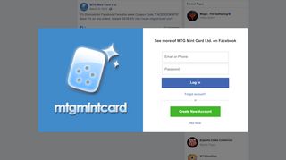 
                            4. 5% Discount for Facebook Fans this week... - MTG Mint Card Ltd ...