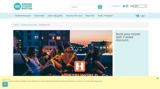 
                            12. 5 dollar credit Hostelworld - International Student Identity Card