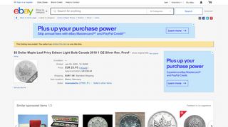 
                            13. $5 Dollar Maple Leaf Privy Edison Light Bulb Canada 2018 1 OZ ...