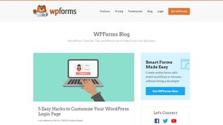 
                            4. 5 Easy Hacks to Customize Your WordPress Login Page - WPForms