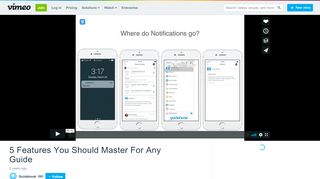 
                            10. 5 Features You Should Master For Any Guide on Vimeo