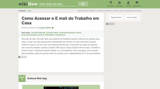 
                            4. 5 Formas de Acessar o E mail do Trabalho em Casa - wikiHow