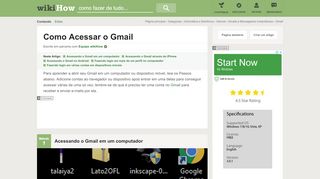 
                            7. 5 Formas de Acessar o Gmail - wikiHow