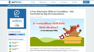 
                            8. 5 Free Alternative VPNs to TunnelBear – Not Controlled by ...