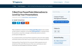 
                            12. 5 Free PowerPoint Alternatives - Capterra Blog