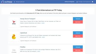 
                            9. 5 FTP Today Alternativen | Die besten Tools im Vergleich - suitApp