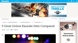 
                            13. 5 Great Online Karaoke Sites Compared - Mashable