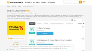 
                            12. 5%-Gutschein von bitiba | Gutscheinsammler.de