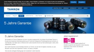 
                            1. 5 Jahre Garantie - Tamron