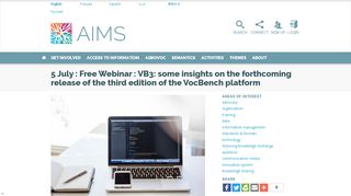 
                            4. 5 July : Free Webinar : VB3: some insights on the forthcoming release ...