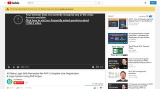 
                            6. #5 Make Login With Remember Me PHP | Complete User ... - YouTube