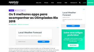 
                            7. 5 melhores apps para acompanhar as Olimpíadas Rio 2016 - AppTuts