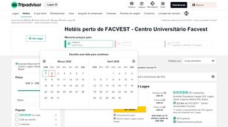 
                            12. 5 Melhores hotéis proximo ao FACVEST - Centro Universitário ...