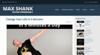 
                            11. 5 Minute Flow: Change your Life in 5 Minutes - Max Shank