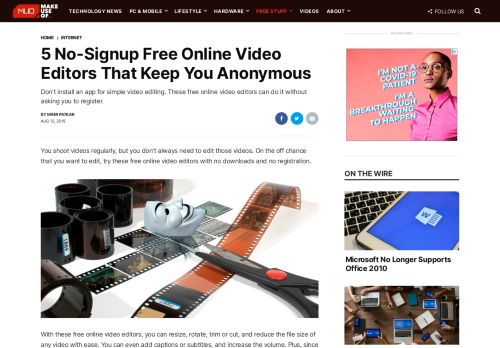 
                            2. 5 No-Signup Free Online Video Editors That Make You Anonymous
